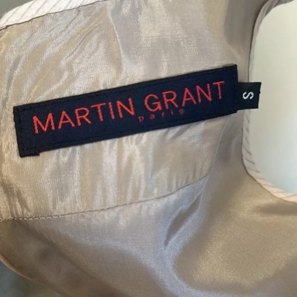 Martin Grant Paris size small. Beautiful muted pink striped dress. - Picture 5 of 9